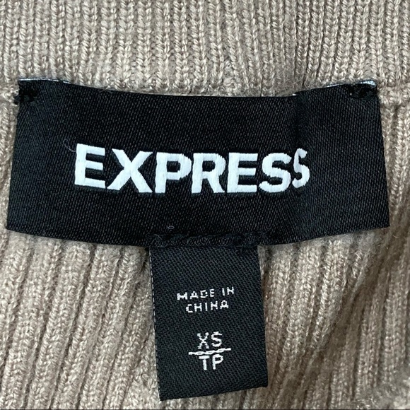 EXPRESS Ribbed Cable Knit High Waisted Jogger Pant with Pockets - Picture 8 of 13